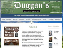 Tablet Screenshot of duggansmissionchapel.com